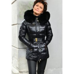 Beam Mid Belt - Black - Fox Fur